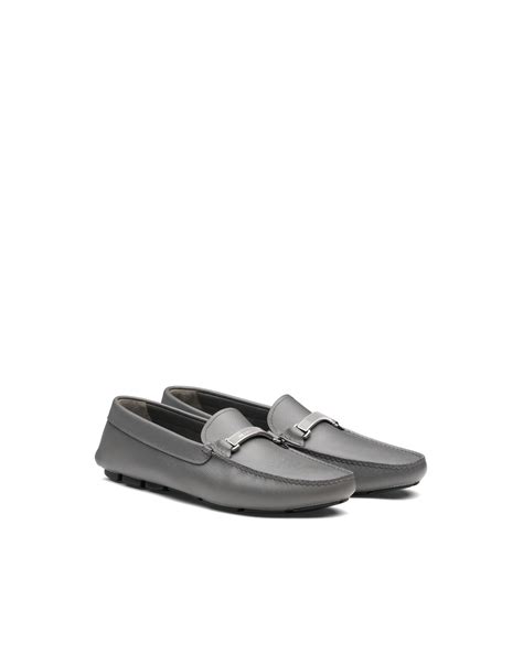 Prada saffiano leather loafer